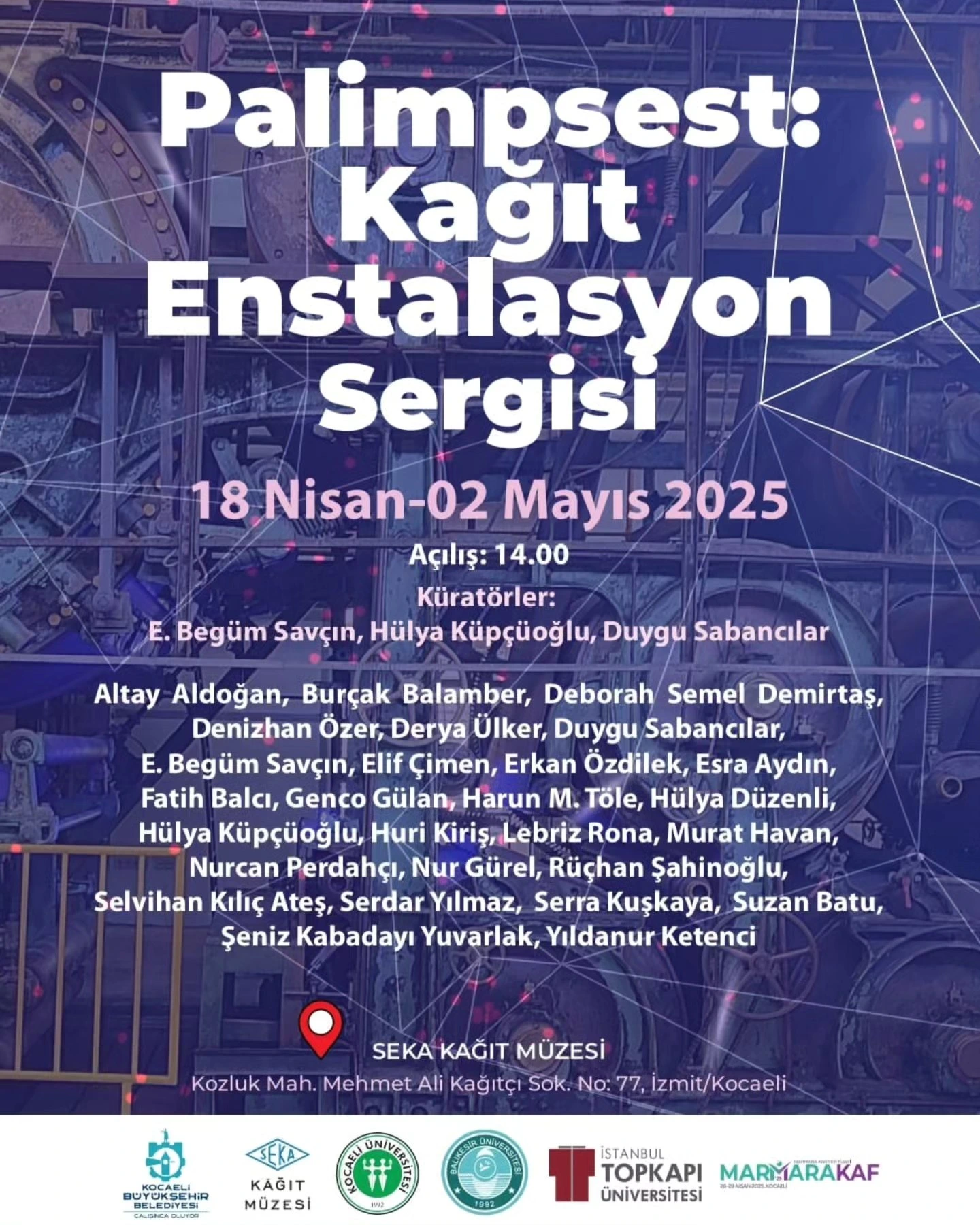 “Palimpsest: Kâğıt Enstalasyon Sergisi”